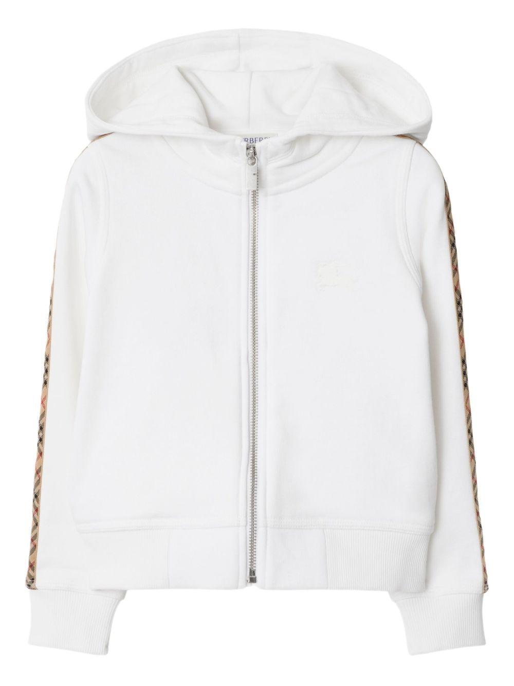 Felpa bianca per bambina 8111903 A1464 Burberry Kids 