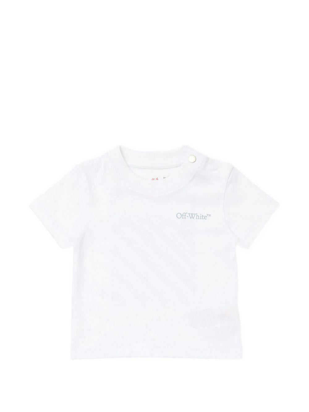 Completo bianco/azzurro per neonato OB2X007S26JER001 1000 Off White Kids 