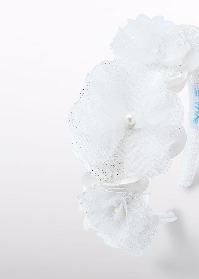 Cerchietto bianco per bambina