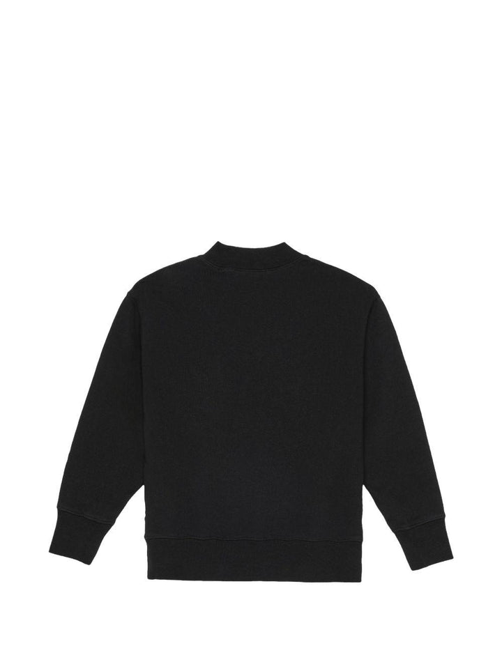 Felpa nera per bambino PBBA012S26FLE002 110 Palm Angels Kids 