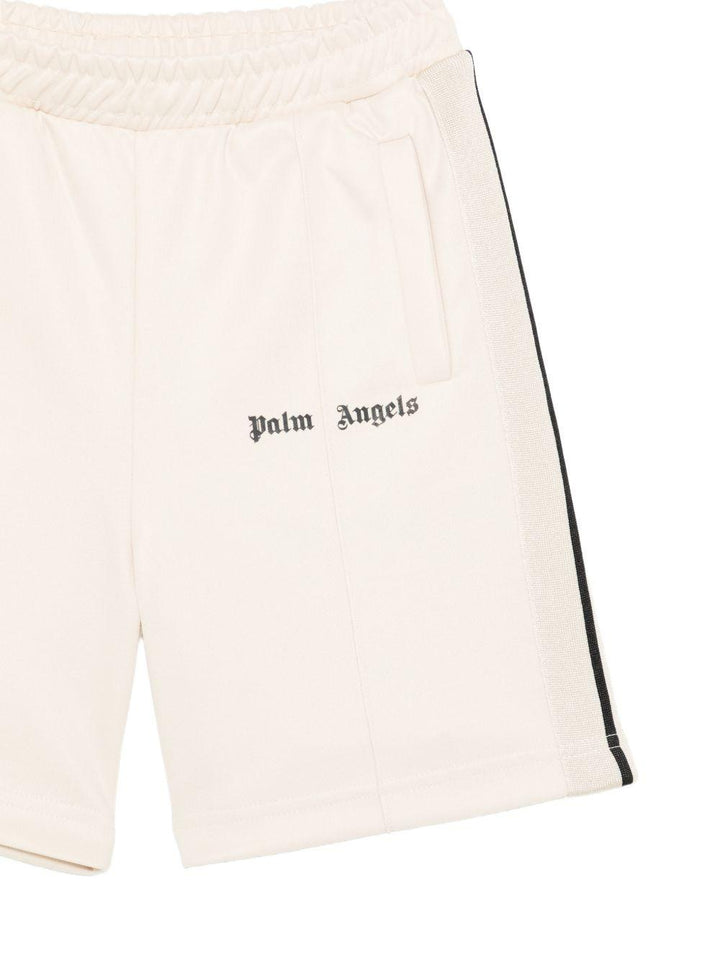 Bermuda bianco sporco per bambino PBCL001S26FAB001 092 Palm Angels Kids 