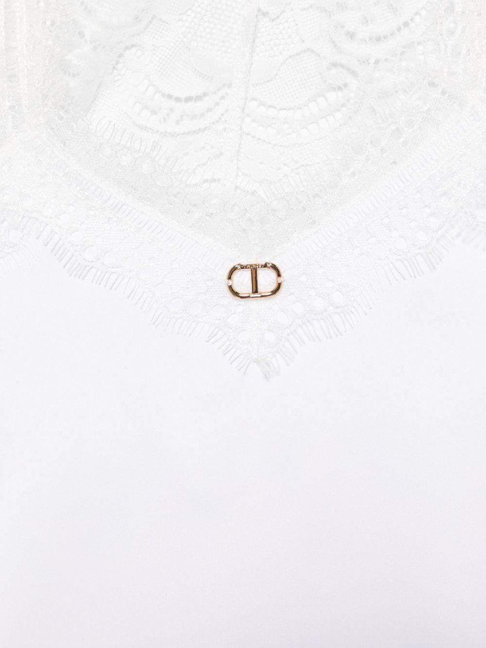 T-shirt bianca per bambina