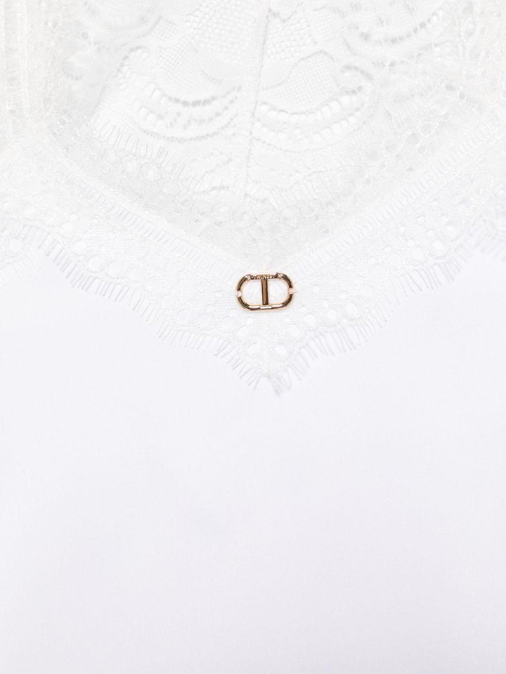 T-shirt bianca per bambina