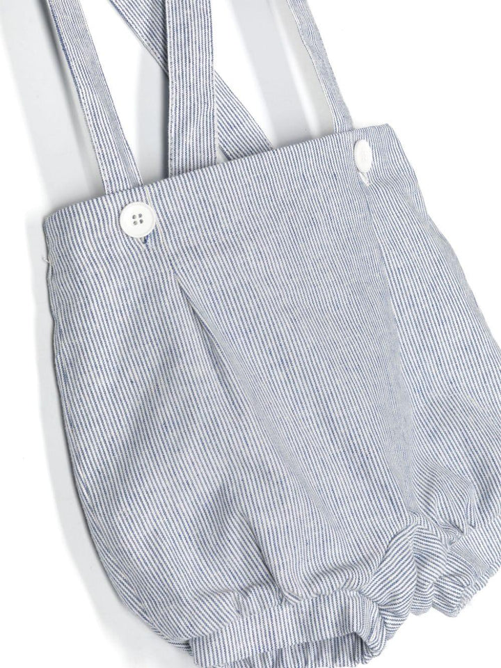 Elegant blue and white outfit for newborns
