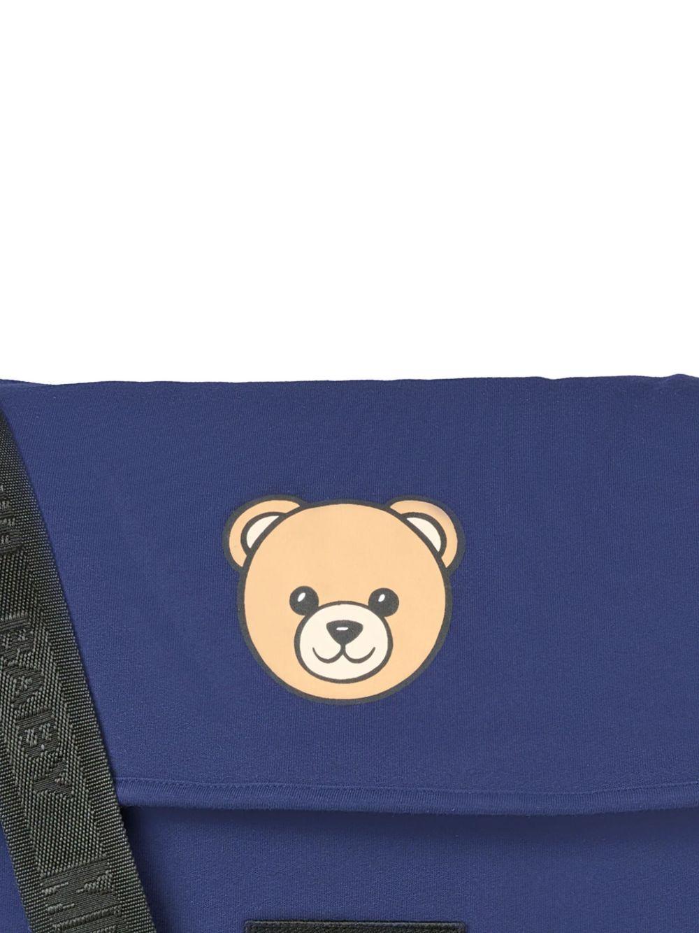 Borsa mamma blu per neonato MXX03DLCA40 40016 Moschino Kids 