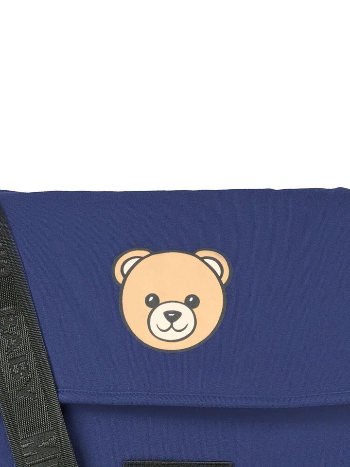 Borsa mamma blu per neonato MXX03DLCA40 40016 Moschino Kids 