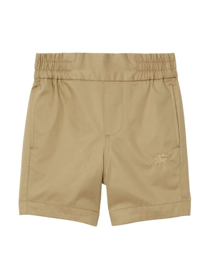 Bermuda beige per bambino con logo 8078257 A7026 Burberry Kids 
