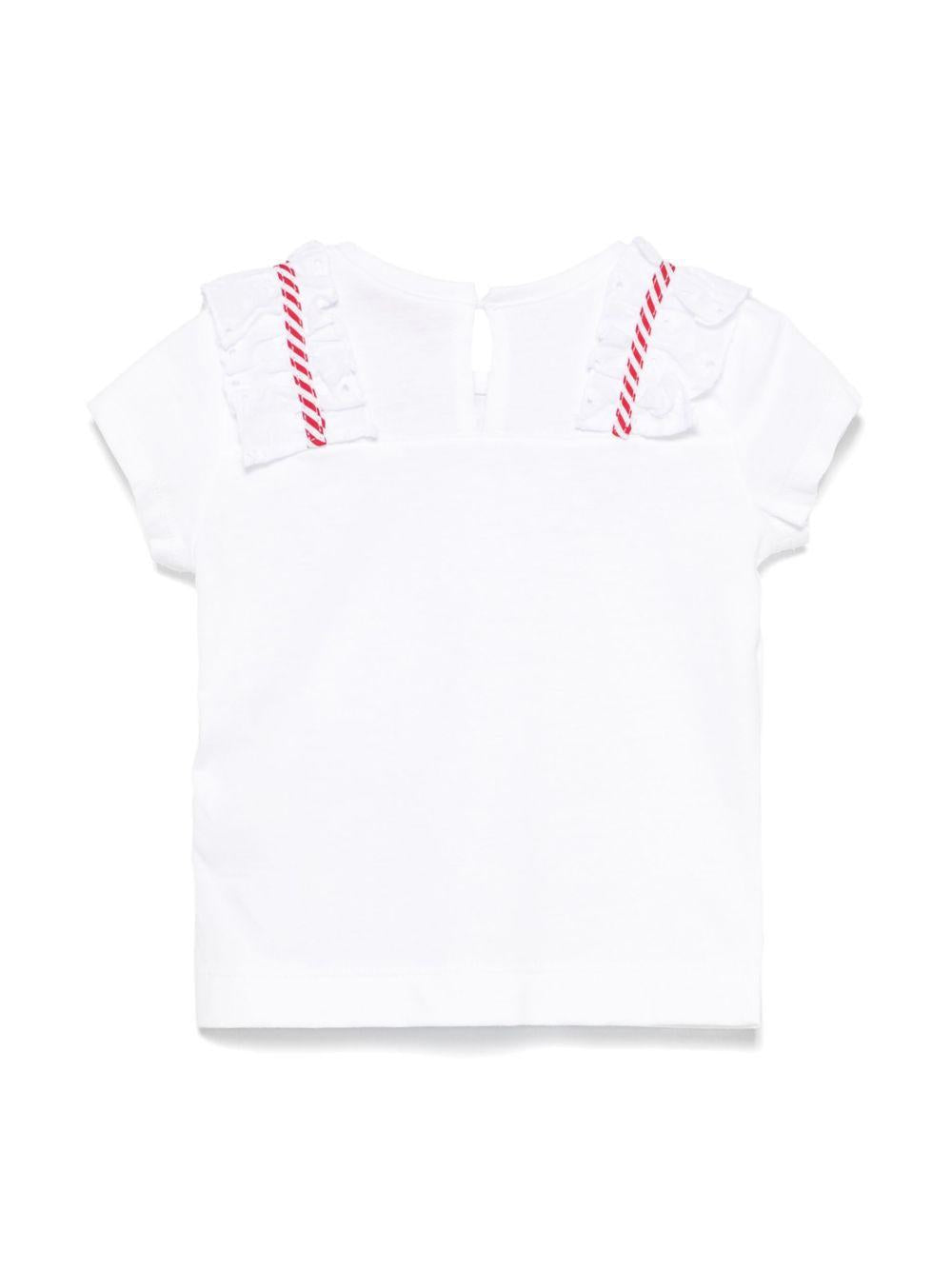 T-shirt bianca per bambina