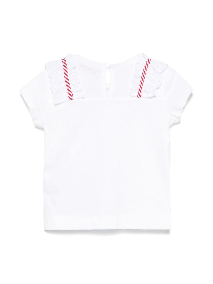 T-shirt bianca per bambina