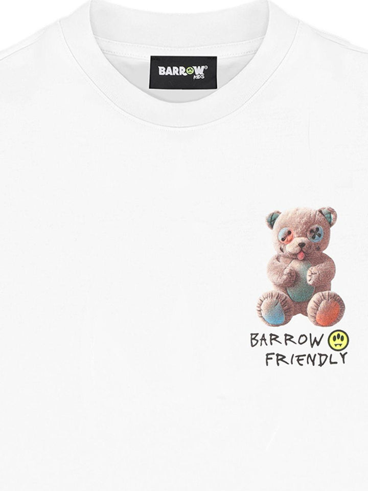 T-shirt bianca per bambino S6BKJUTH003 002 Barrow Kids 