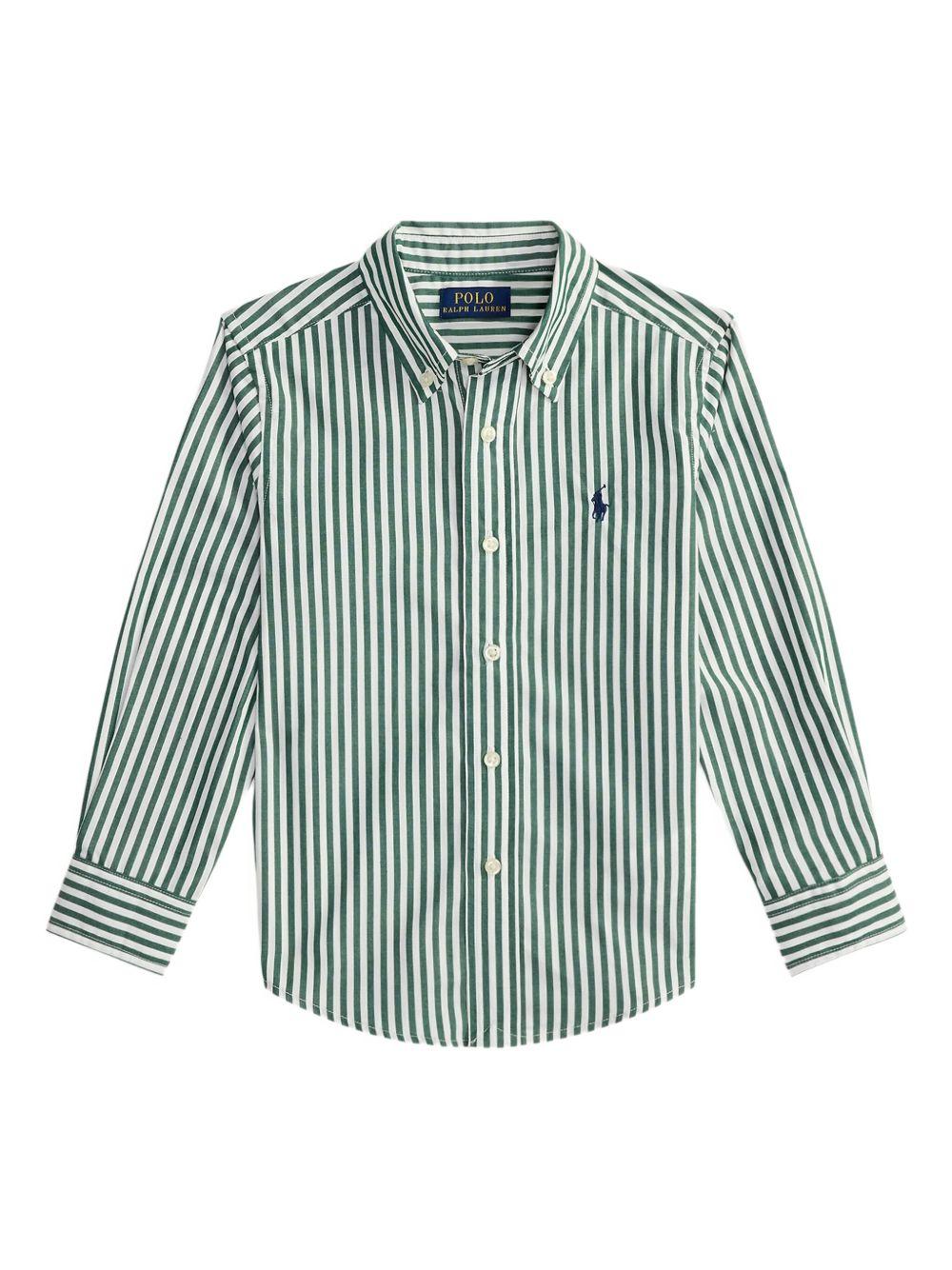 Camicia bianca/verde per bambino 322979319 003 Ralph Lauren Kids 