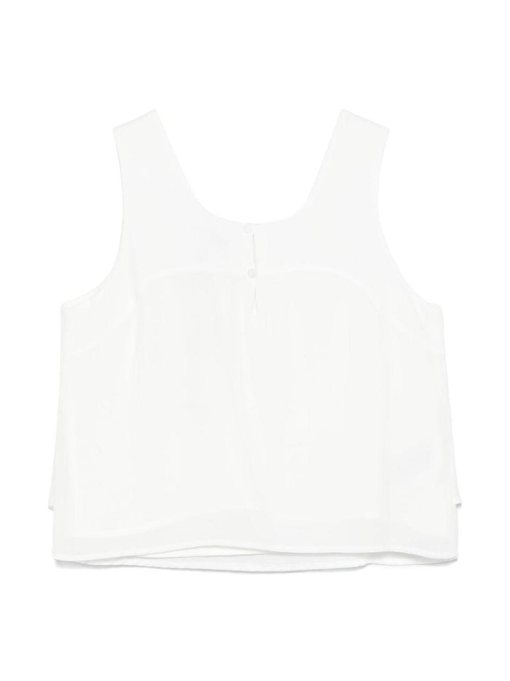 Top bianco per bambina