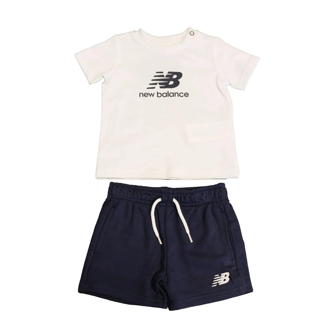 Completo bianco/blu per neonato IS61I368I BWE New Balance Kids 
