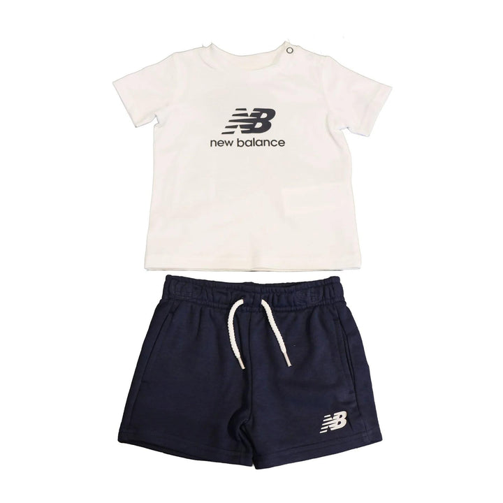 Completo bianco/blu per neonato IS61I368I BWE New Balance Kids 