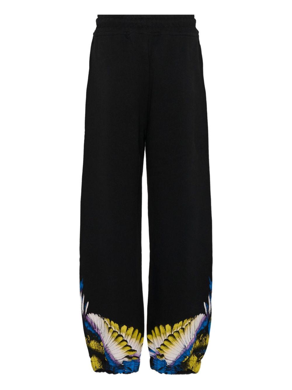 Pantalone nero per bambino F5CMJBFP067 110 Marcelo Burlon Kids 