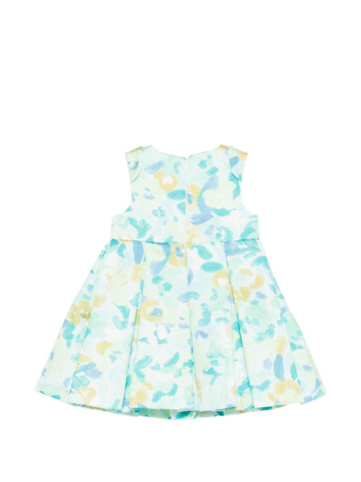 Abito bianco/floreale per neonata 5016 009 Abel & Lula 