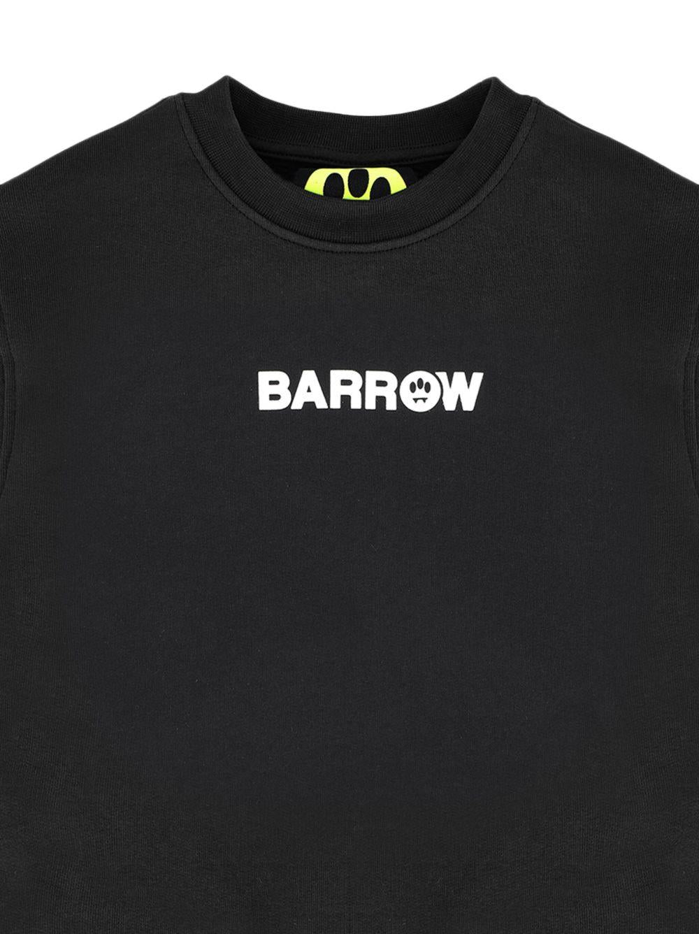 Felpa nera per bambino F5BKJUSW161 110 Barrow Kids 