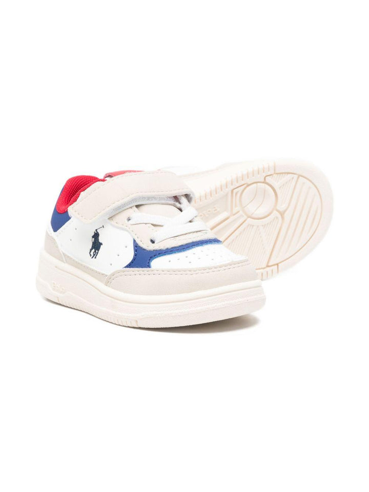 Sneakers beige/bianchi per bambino RL03404101 MAS Ralph Lauren Kids 