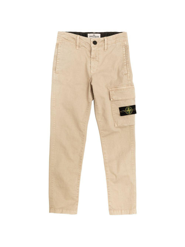 Pantalone beige per bambino 63100003S0198 V019A Stone Island Kids 