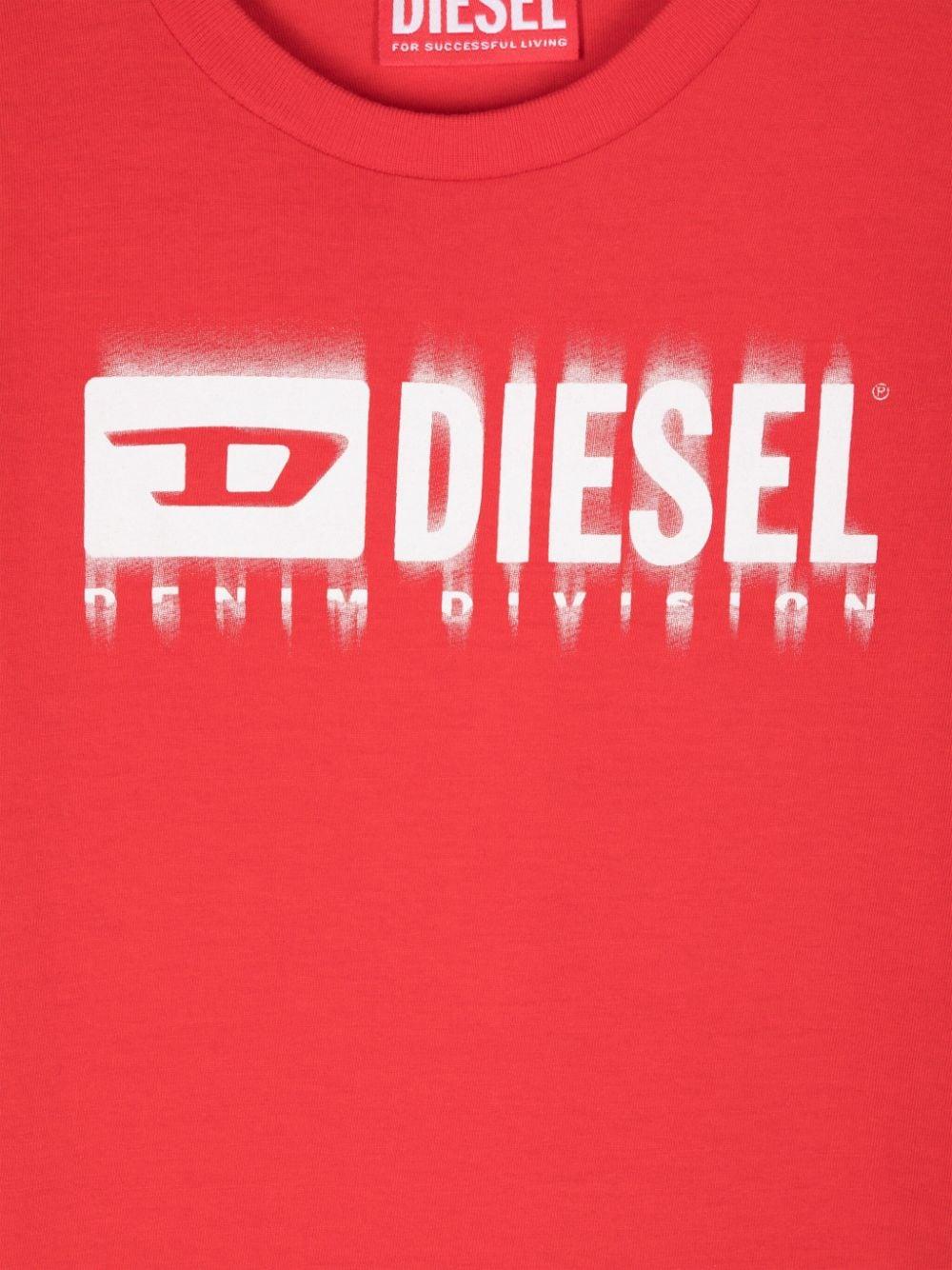 T-shirt per bambino in cotone rossa