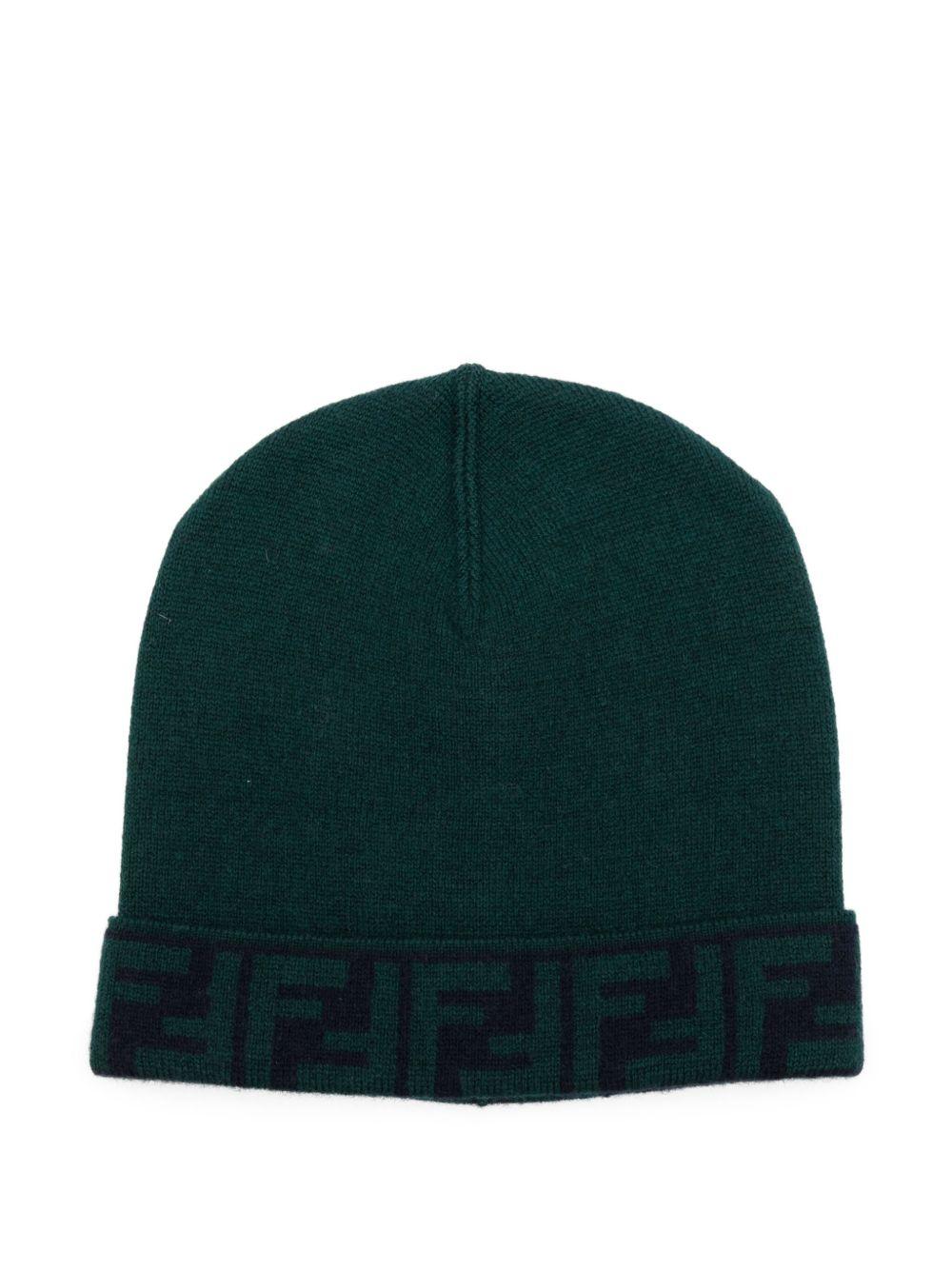 Cappello verde/blu per bambino BUP081AV7B F0L5W Fendi Kids 