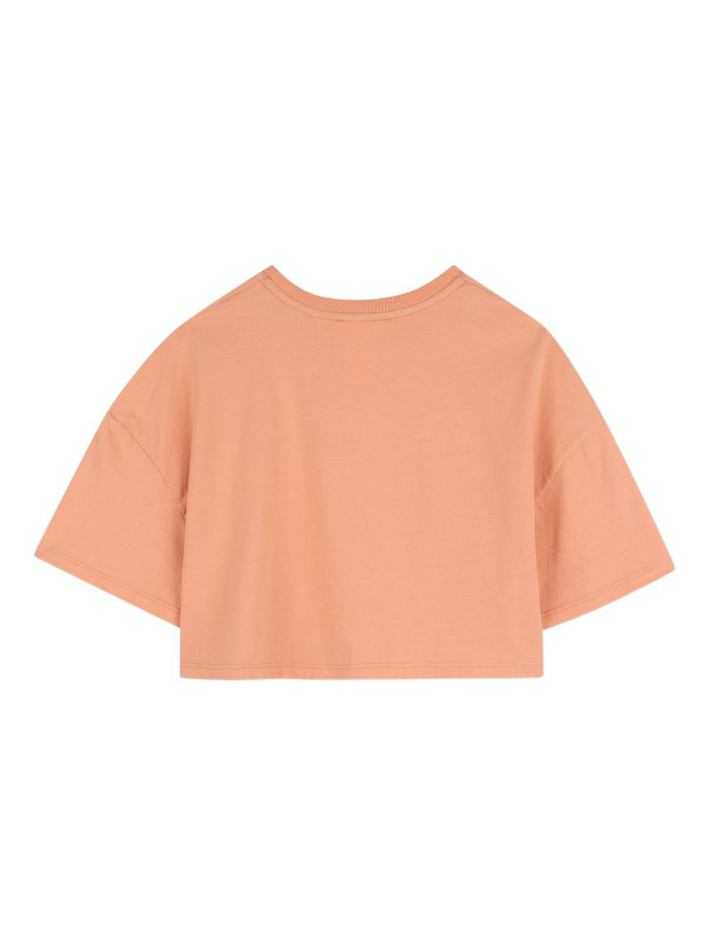T-shirt arancione per bambina C20859 43A Chloe 