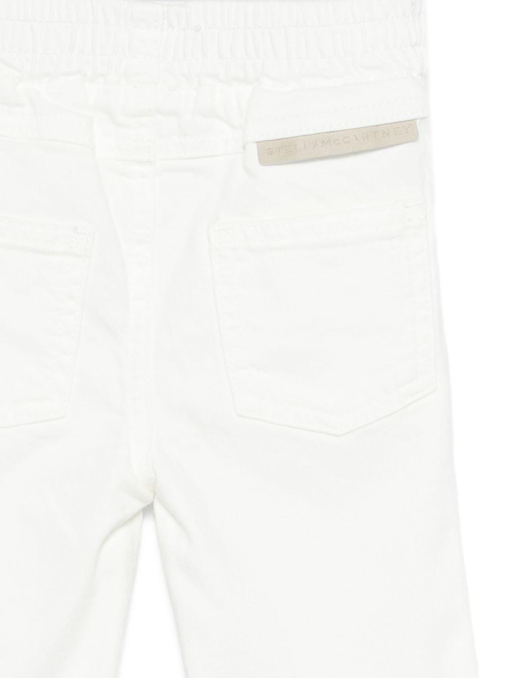 Pantalone bianco per neonata TY6150Z0156 101 Stella McCartney Kids 