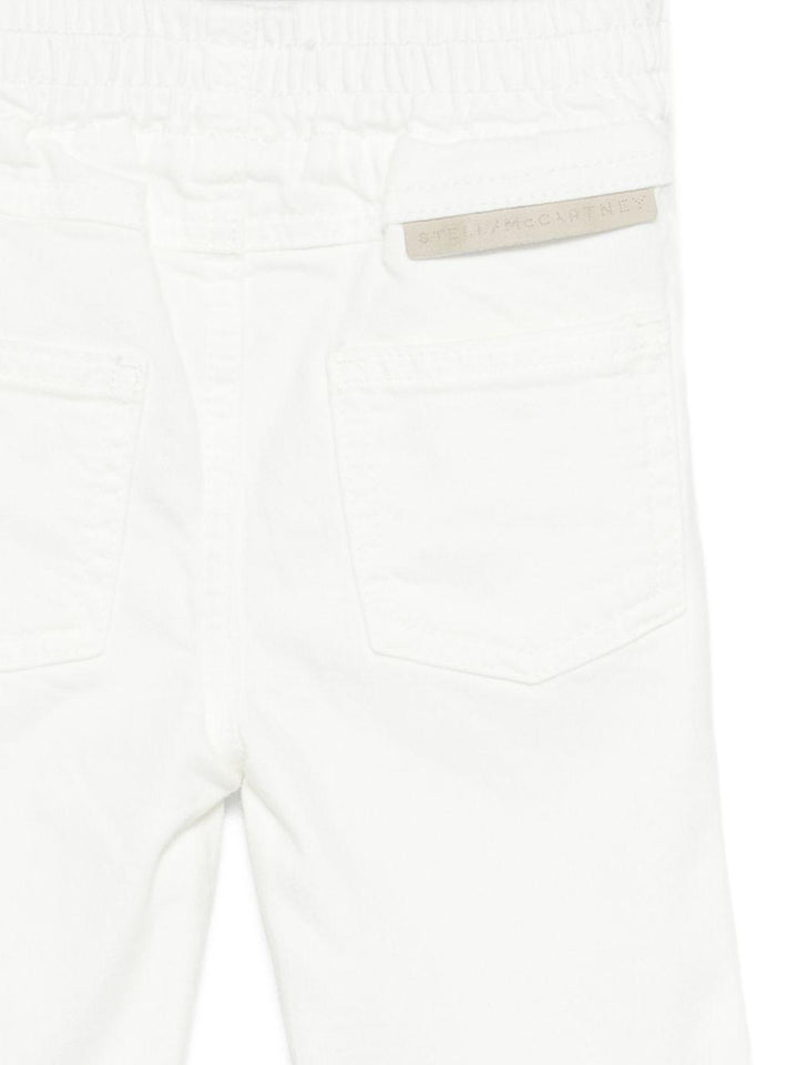 Pantalone bianco per neonata TY6150Z0156 101 Stella McCartney Kids 