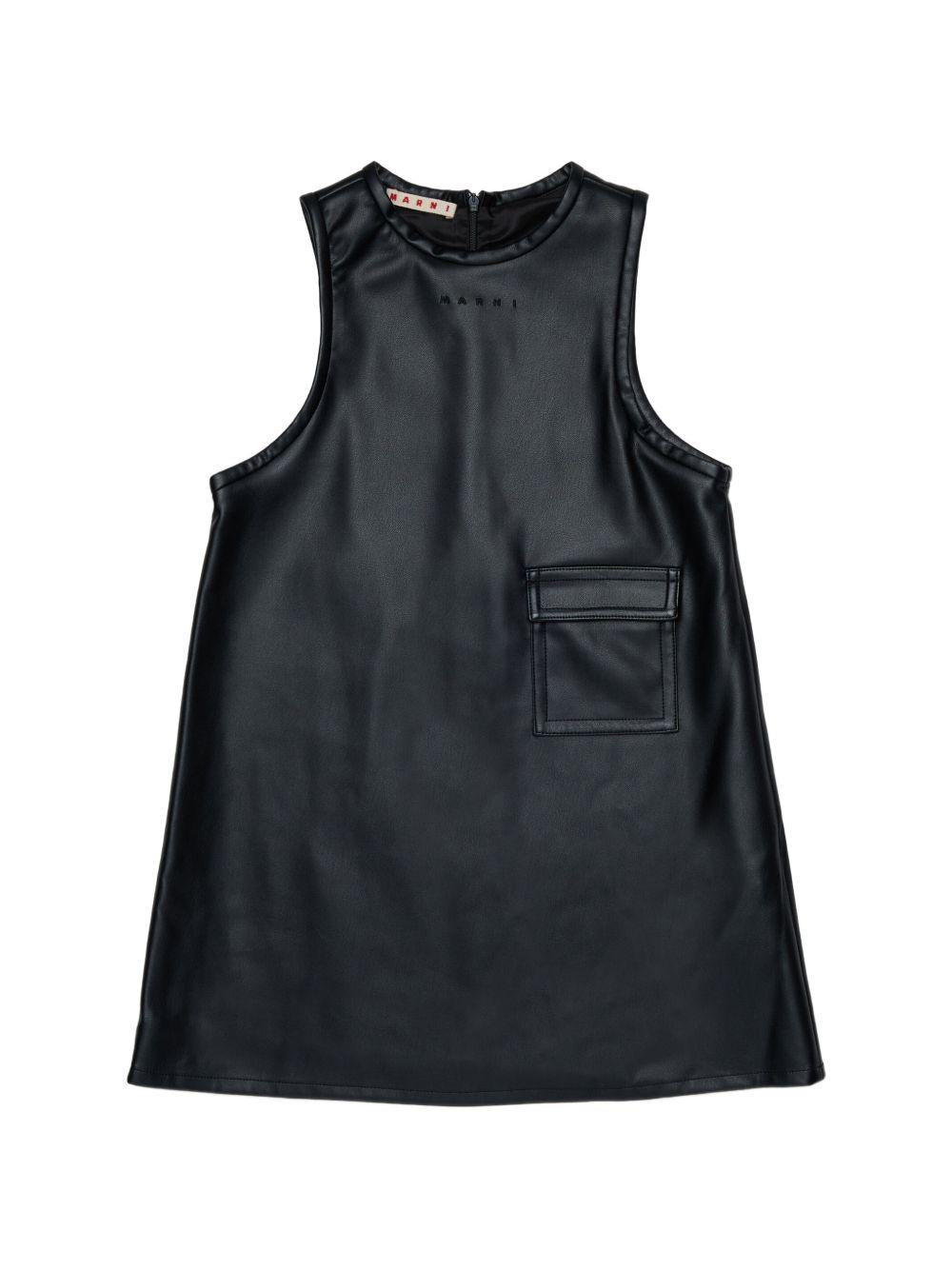 Abito nero per bambina M01849M00W2 0M900 Marni Kids 