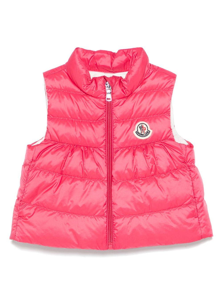 Gilet HIVA VEST rosa per neonata