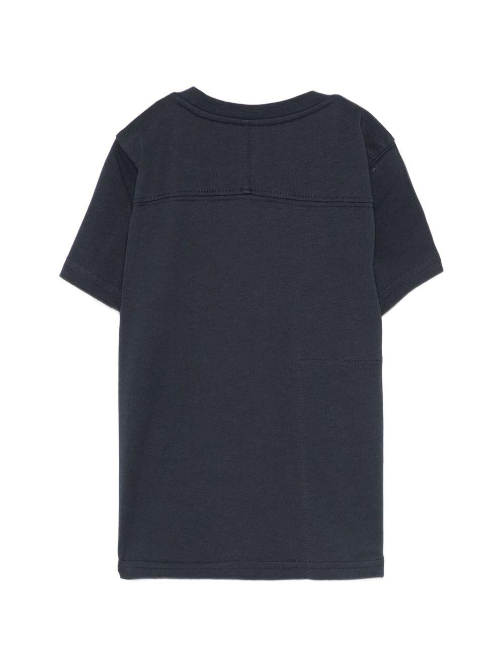 T-shirt blu scuro per bambino K7133YW K89 K-Way Kids 