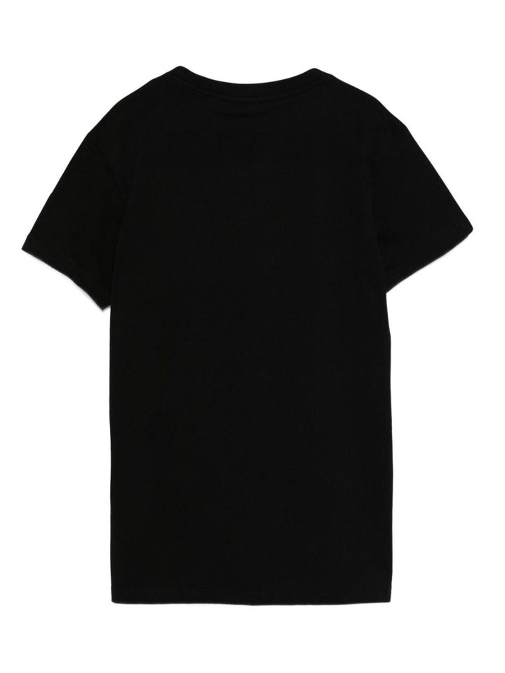 T-shirt nero per bambino B2JM2328BA3 99 Gcds Kids 