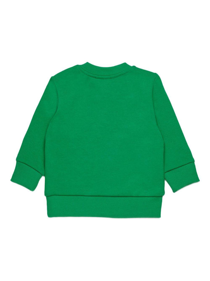 Felpa verde brillante per neonato K00702KYAVF K560 Diesel Kids 