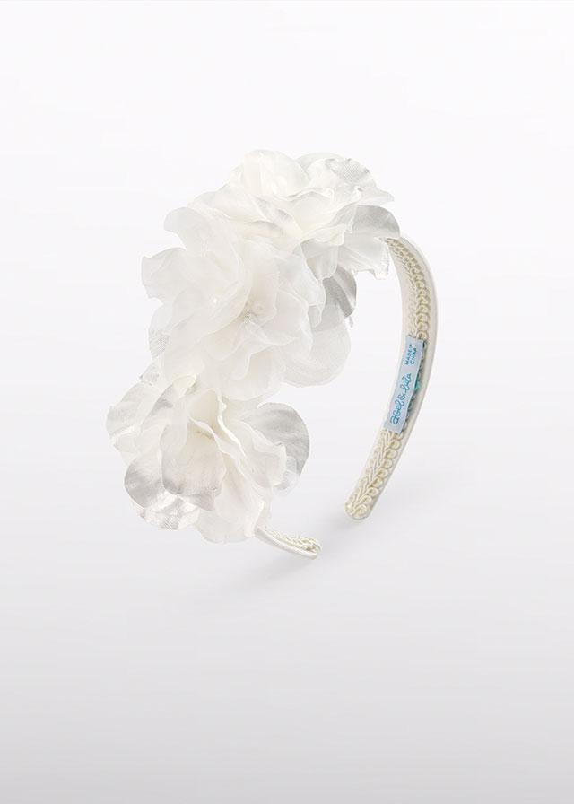 Cerchietto bianco per bambina 5474 086 Abel & Lula 