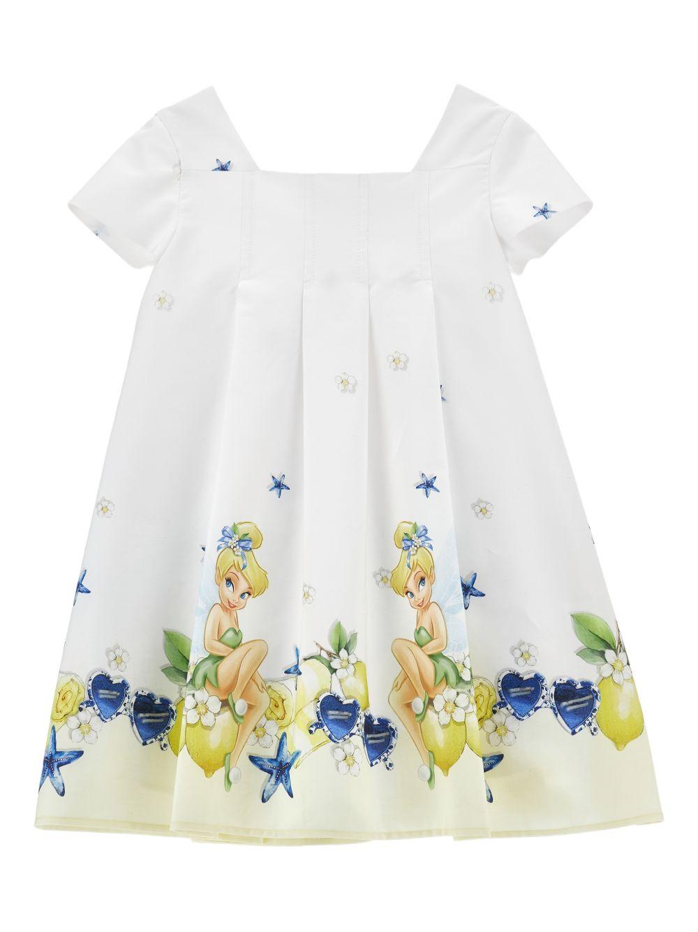 Abito bianco per bambina 11G9217628 9914 Monnalisa Kids 