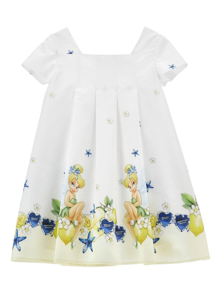 Abito bianco per bambina 11G9217628 9914 Monnalisa Kids 