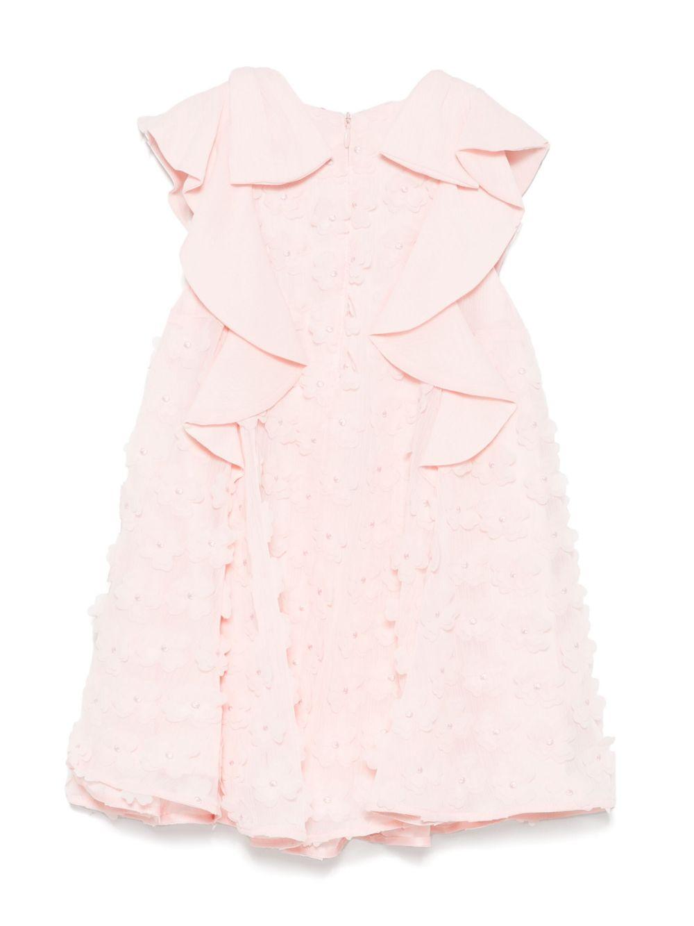 Abito rosa pesca per bambina