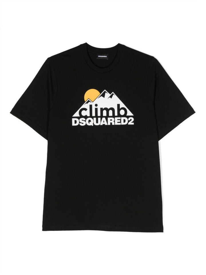 Black t-shirt for boys