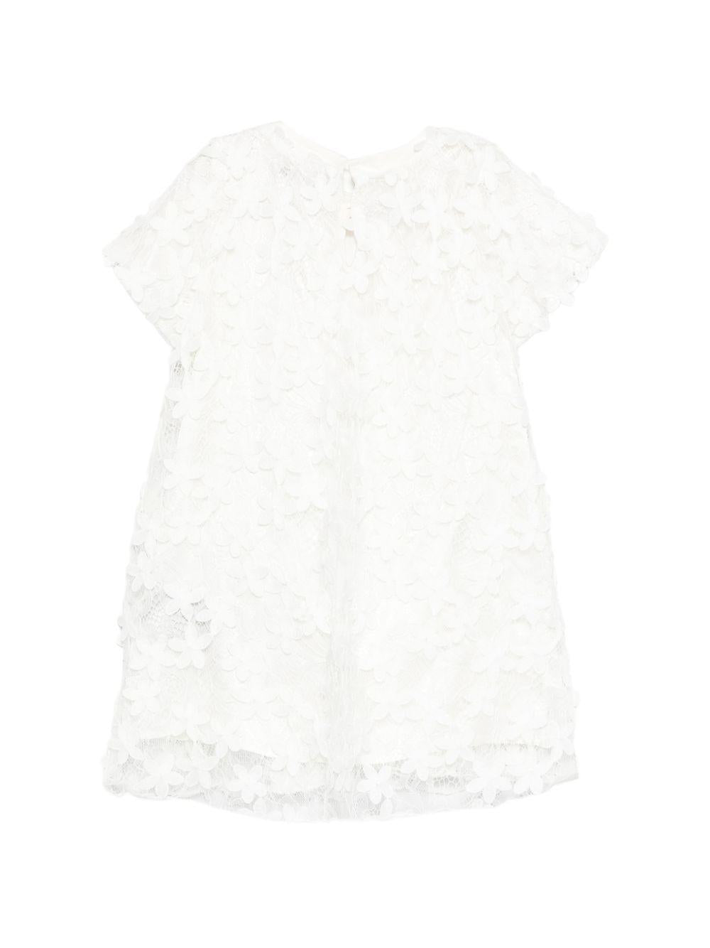 Abito bianco per bambina BY1D51U0263 100 Balmain Kids 