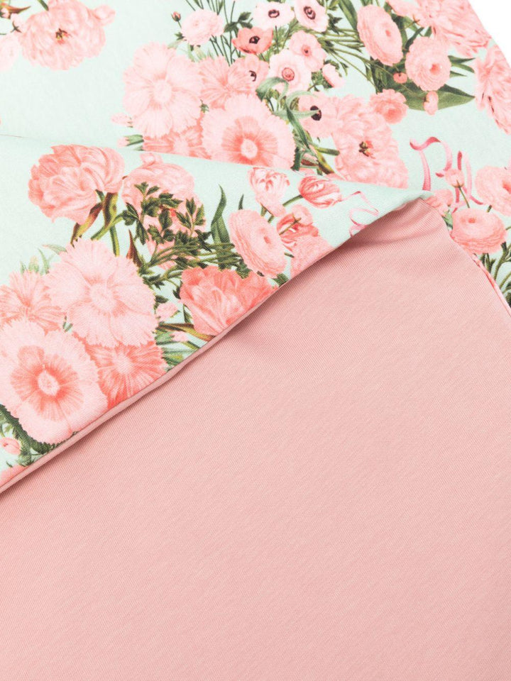 Coperta floreale per neonata BNCO0150JFB04 D999 Miss Blumarine 