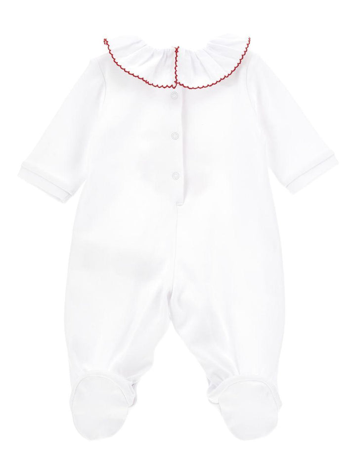 Tutina bianca per neonata 35G2077084 0099 Monnalisa Kids 