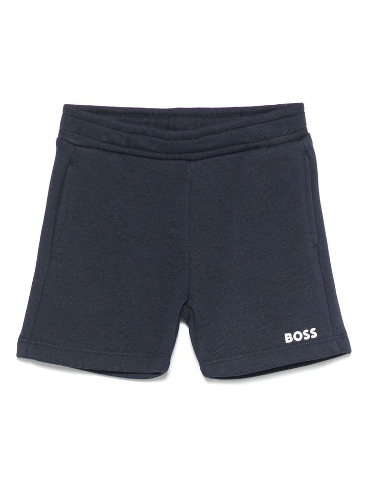 Bermuda blu oxford per neonato