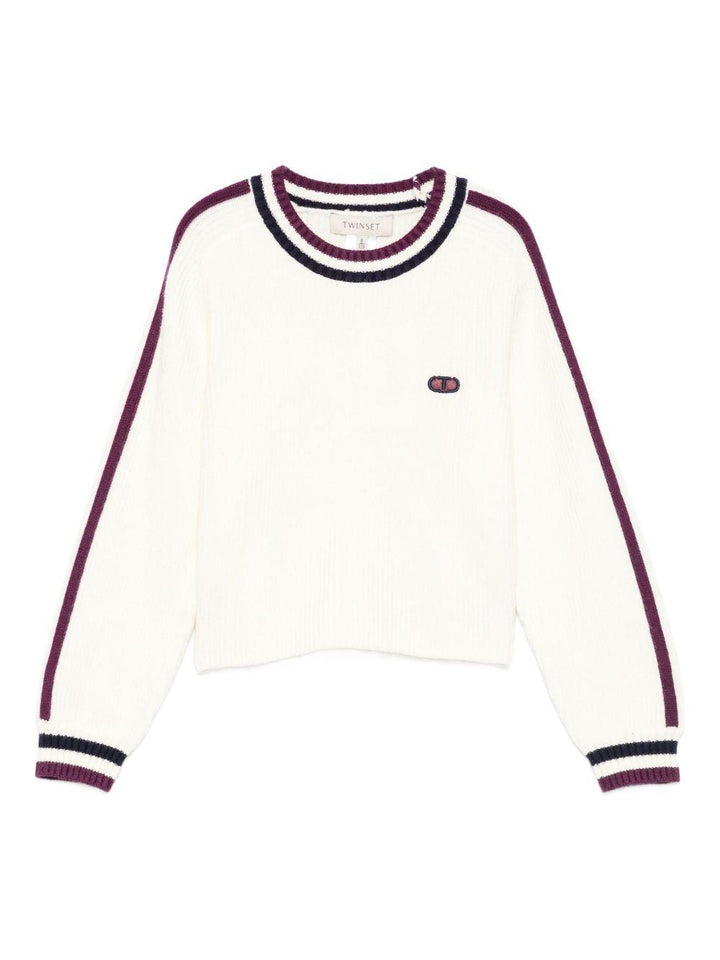 Maglione beige per bambina 252GJ3030 00435 Twin Set 