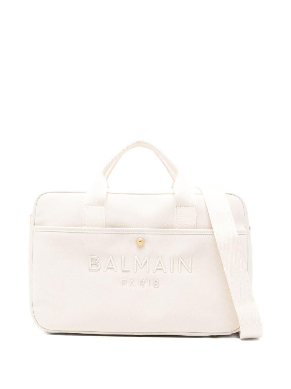 Borsa mamma bianco sporco BY0608Z3829 102 Balmain Kids 