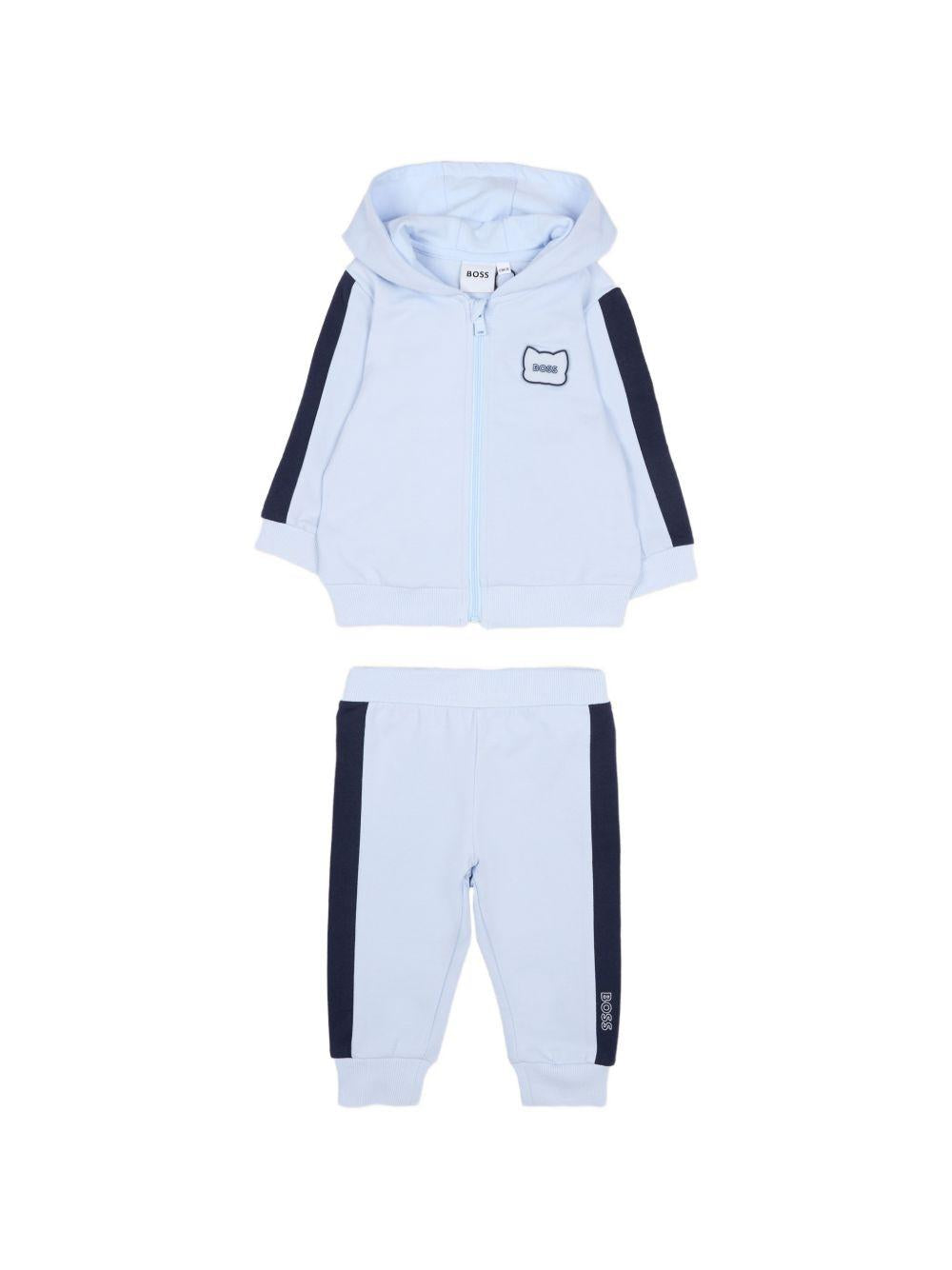Completo sportivo celeste/blu per neonato J53051 771 Boss Kids 