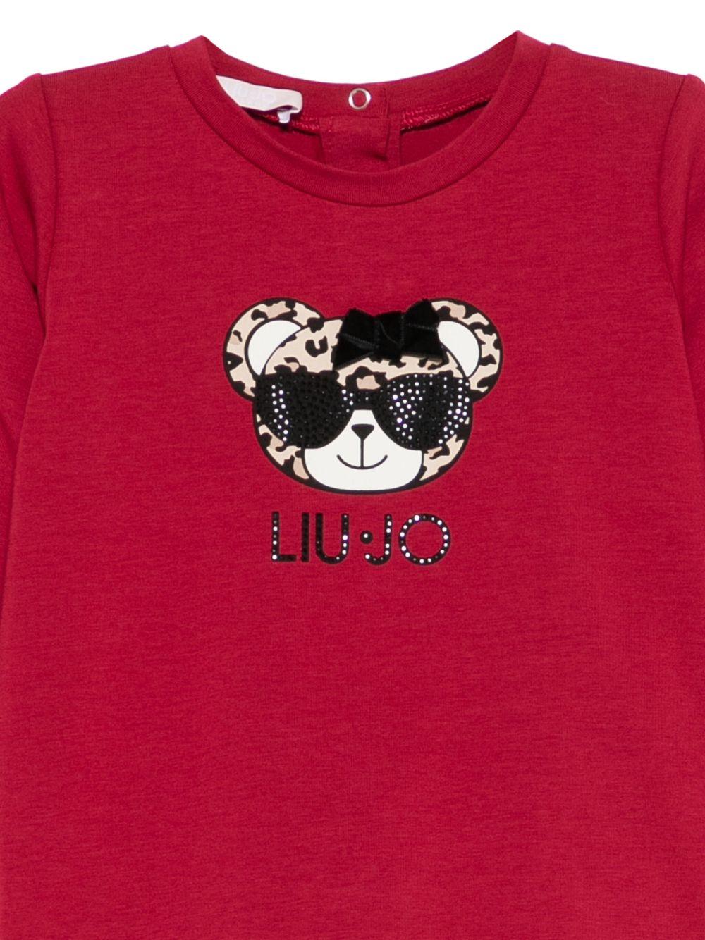 T-shirt rosso per neonato HF5078J0088 91656 Liu Jo 