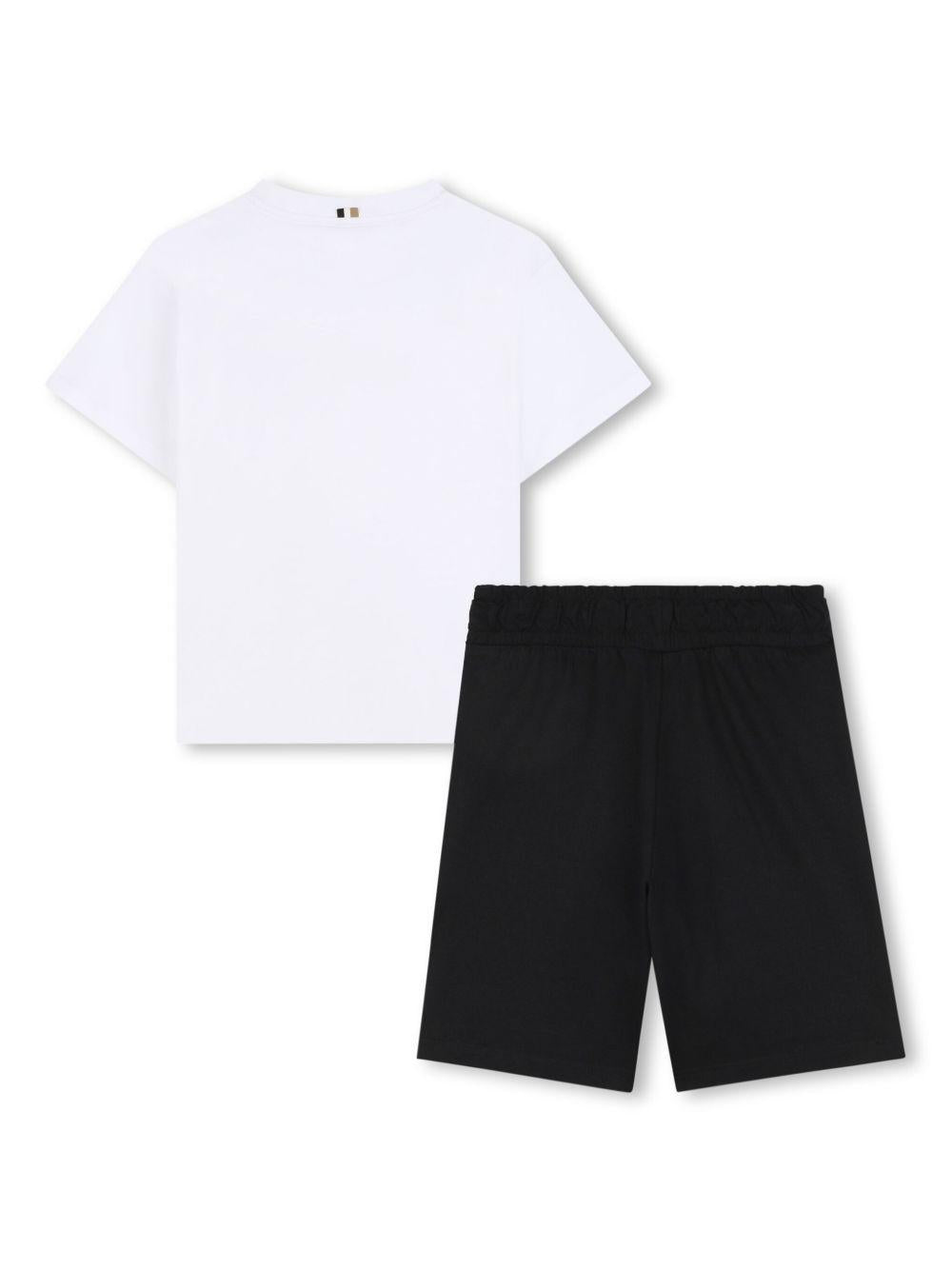 Completo sportivo bianco/blu per bambino