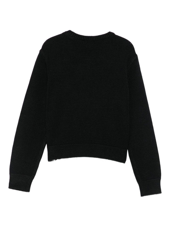 Maglione nero per bambina 252GJ3011 00006 Twin Set 