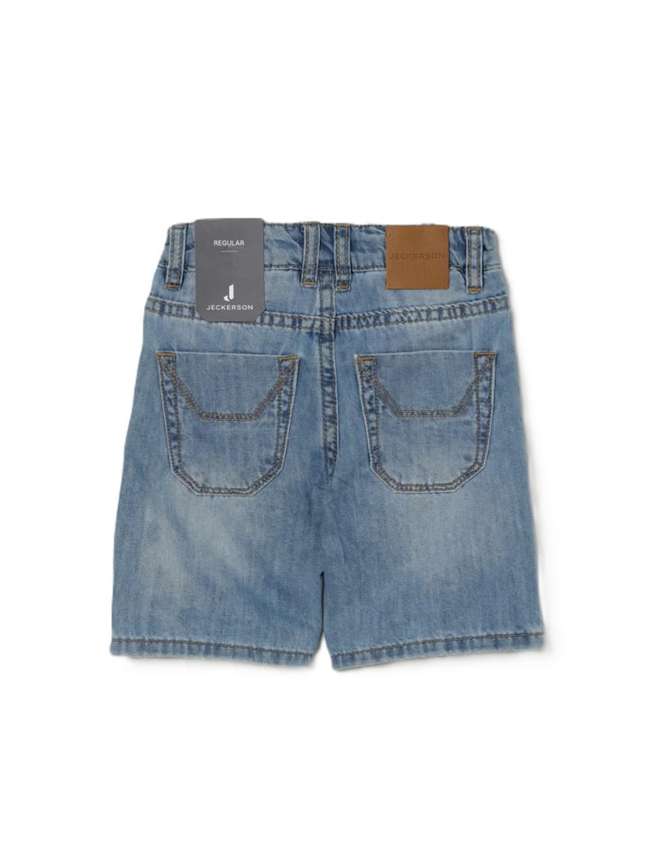 Bermuda di jeans blu chiaro per bambino 505PJMBS25 RE068 Jeckerson Kids 