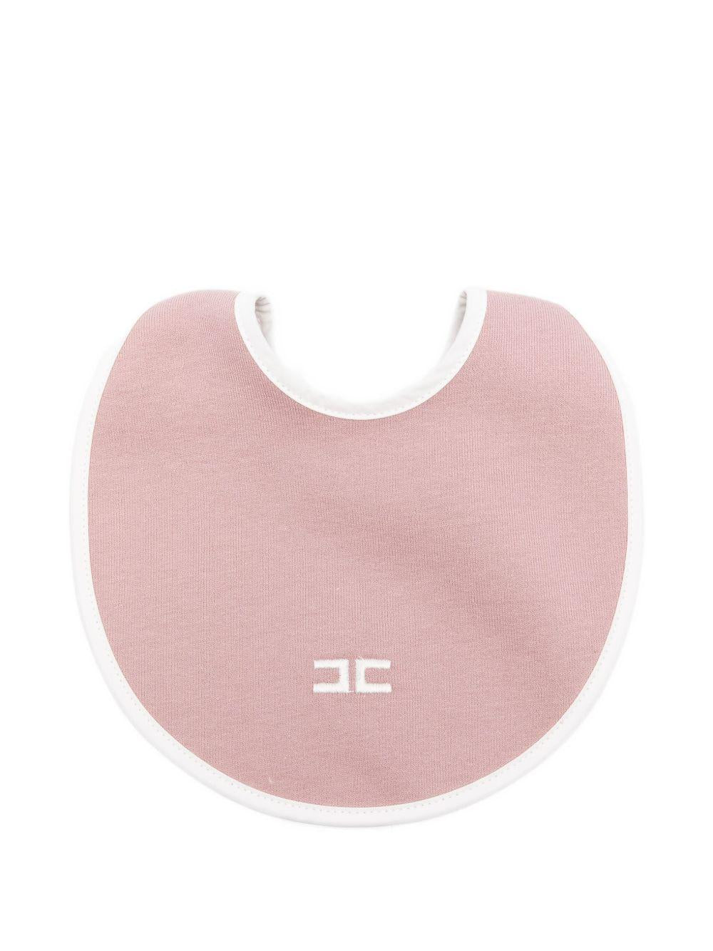 Bavetta rosa per neonata ENBA0650FF002 D754 Elisabetta Franchi Kids 
